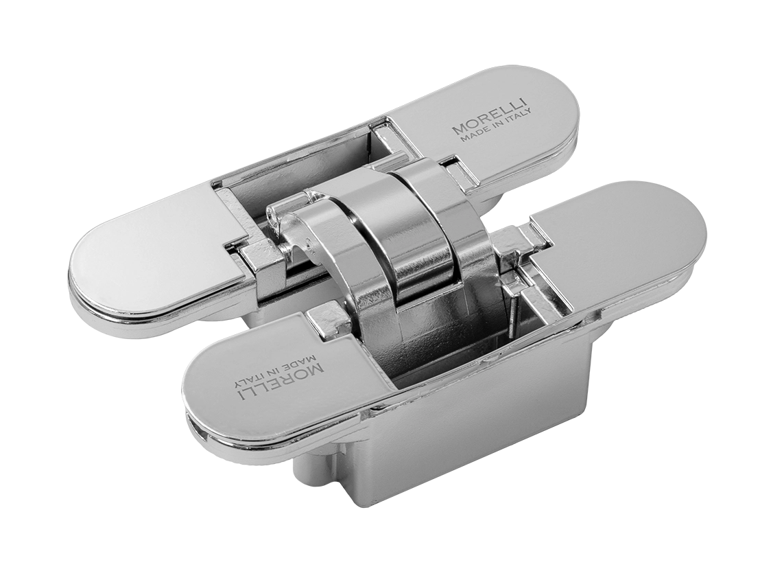Петля скрытая HH-20 PC, врезная с 3D-регулировкой, вес полотна до 60 кг цвет хром фото купить Нижний Новгород