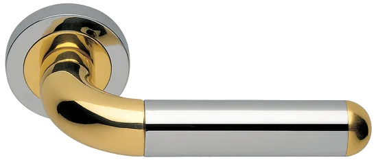 GAVANA R2 COT, ручка дверная, цвет - глянцевый хром/золото фото купить Нижний Новгород