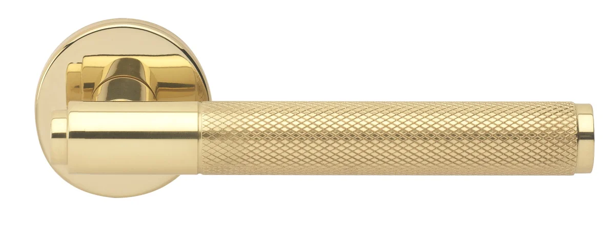 BRIDGE R6 OTL, ручка дверная с усиленной розеткой, цвет -  золото фото купить Нижний Новгород