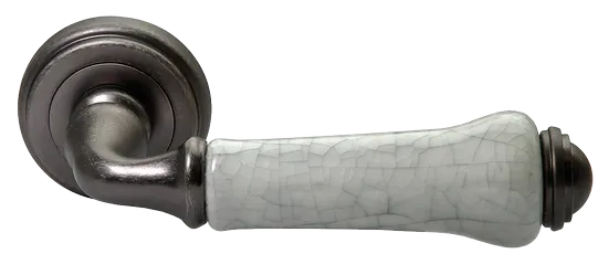 UMBERTO, ручка дверная MH-41-CLASSIC OMS/GR, цвет - старое мат.серебро/серый фото купить Нижний Новгород