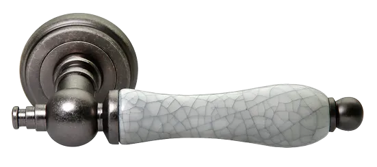 MART, ручка дверная MH-42-CLASSIC OMS/GR, цвет - старое мат.серебро/серый фото купить Нижний Новгород