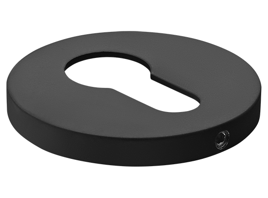 Накладка на ключевой цилиндр, на круглой розетке 6 мм, MH-KH-R6 BL, цвет - чёрный фото купить Нижний Новгород